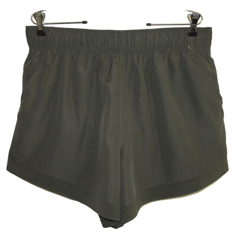 New Athletic Works Dark Olive Green Lined Athletic Running Shorts XL